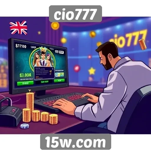 Experiência de usuário no site de jogos cio777